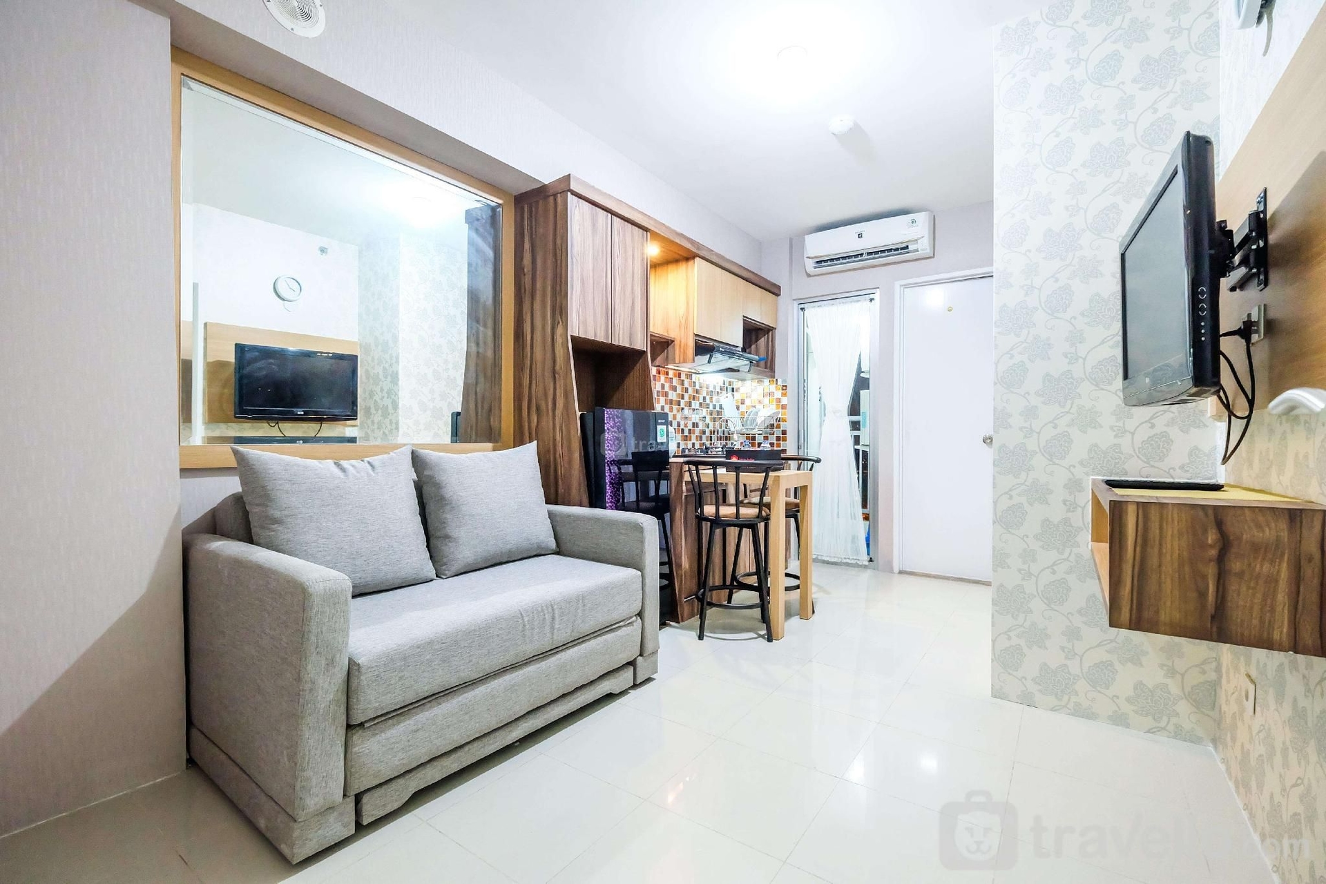 คลาสสิค ทู บี อาร์ แบสซูรา ซิตี้ อพาร์ตเมนต์ บาย ทราเวลลิโอ (Classic 2BR Bassura City Apartment By Travelio)3
