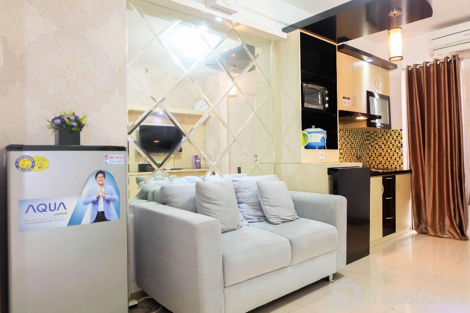 ซิมพลี ทูบีอาร์ วิธ พูลวิว บาสซูรา อพาร์ตเมนต์ บาย แทรฟฟีลิโอ (Simply 2BR With Pool View Bassura Apt By Travelio)1