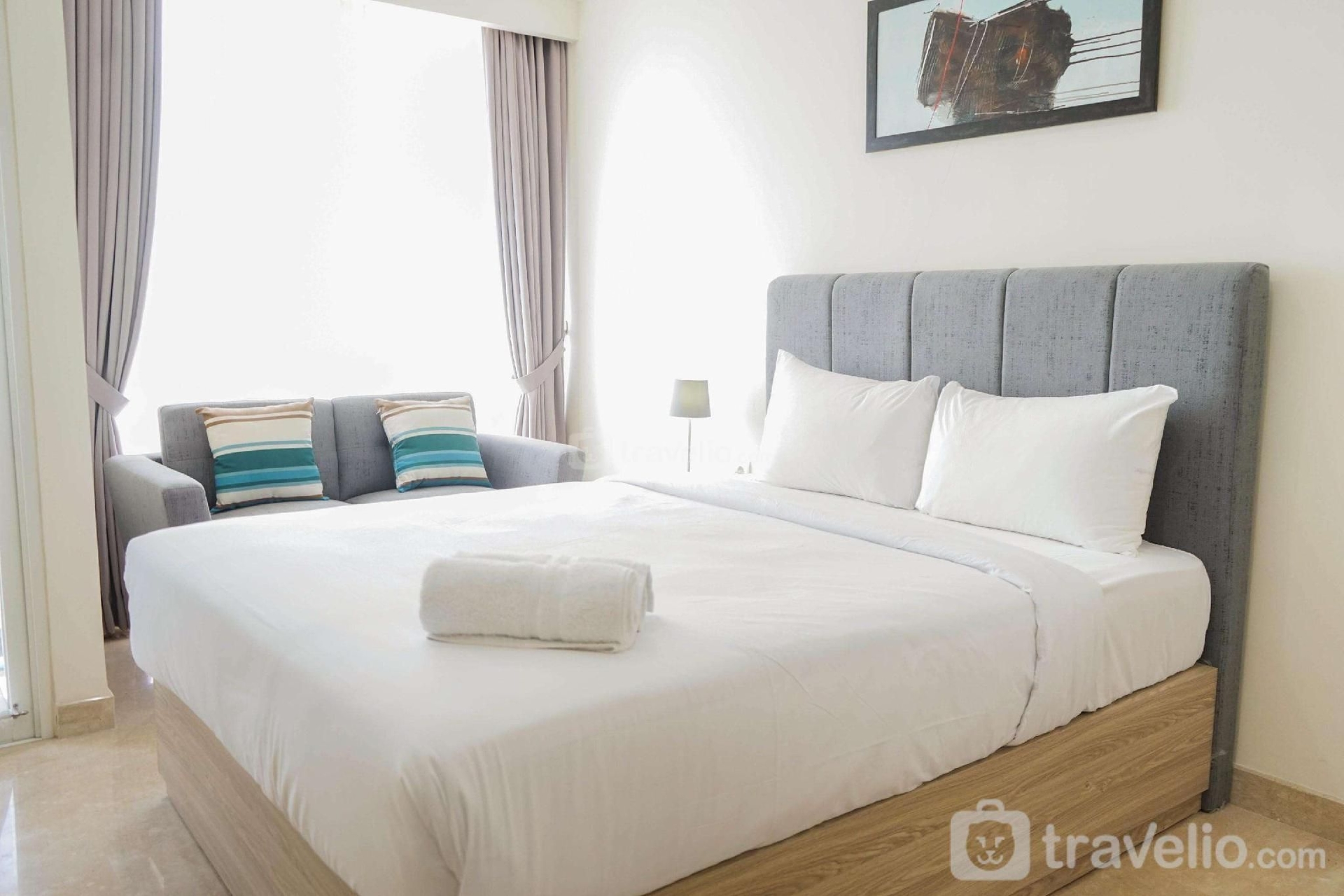 1 ห้องนอน 1 ห้องน้ำส่วนตัว ขนาด 33 ตร.ม. – เมนเทง (New Furnished Studio Apt @Menteng Park By Travelio)2