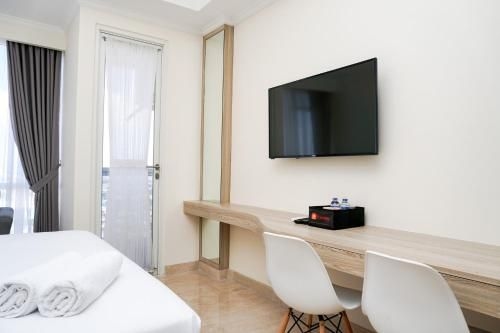 สตูดิโอ อพาร์ตเมนต์ 1 ห้องน้ำส่วนตัว ขนาด 33 ตร.ม. – เมนเทง (Trendy Studio @ Menteng Park Apartment By Travelio)1