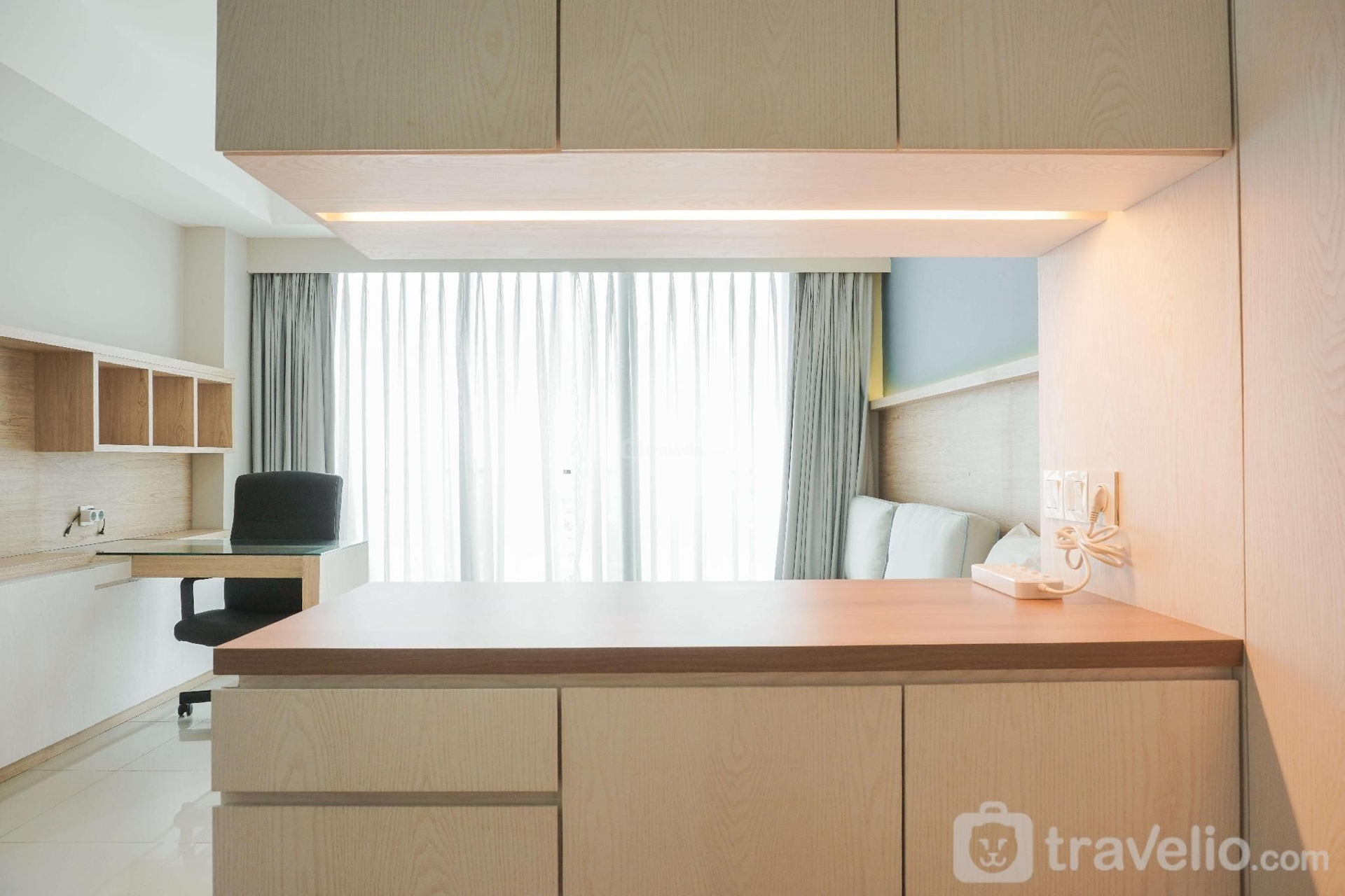 ที่พักสตูดิโอแสนสบาย ที่ ไนน์ เรสิเดนซ์ โดย ทราเวลิโอ (Cozy Stay Studio at Nine Residence By Travelio)4