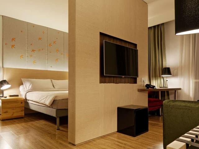 Standard Suite Double Bed and Sofa