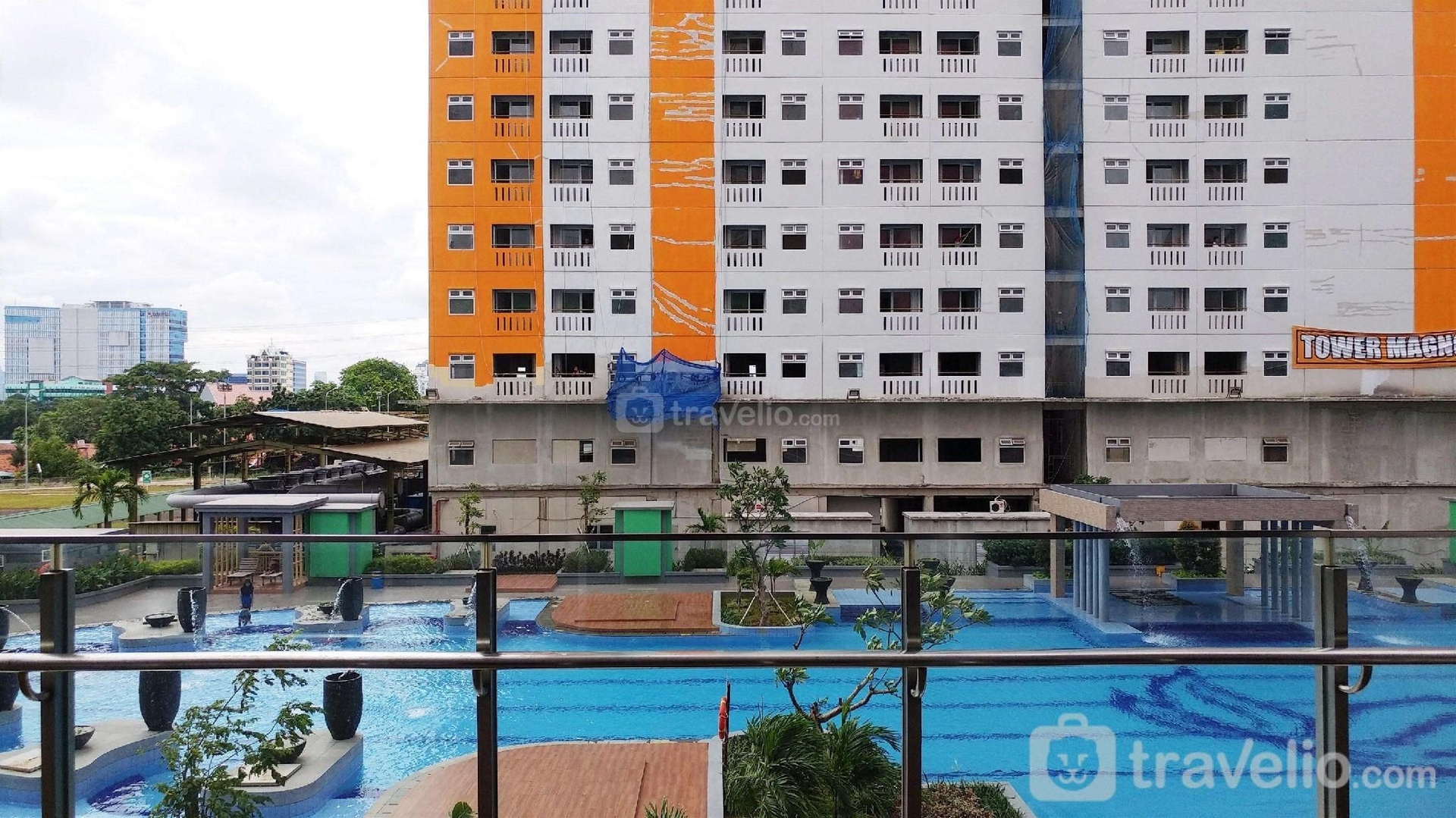 2 ห้องนอน 1 ห้องน้ำส่วนตัว ขนาด 33 ตร.ม. (Apt 2BR Green Pramuka City near Mall By Travelio)1