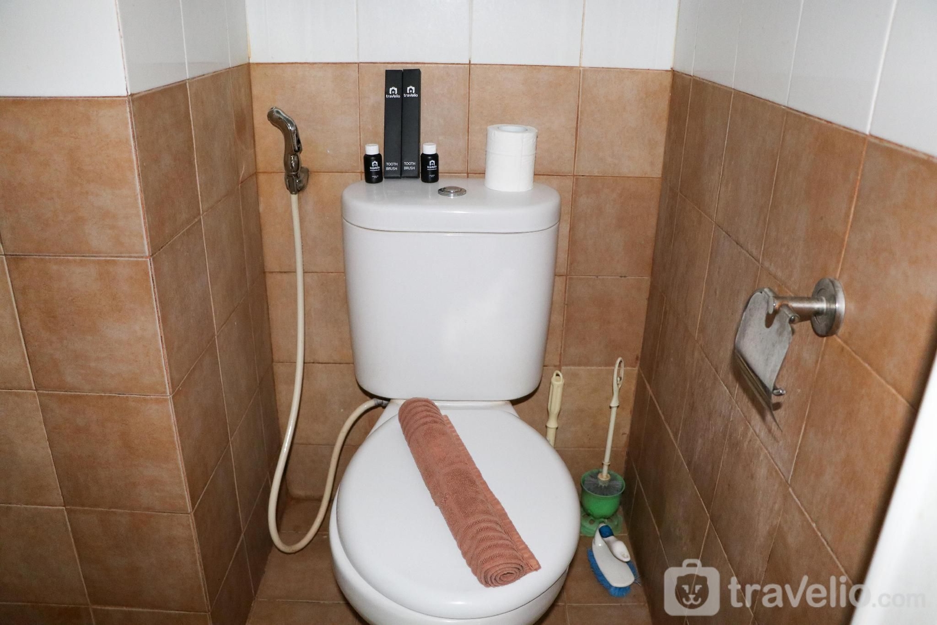 ที่พักแสนสบาย 2 ห้องนอนที่ เมืองปรามุคา กรีน โดยทราเวลลิโอ (Cozy Stay 2BR at Green Pramuka City By Travelio)4