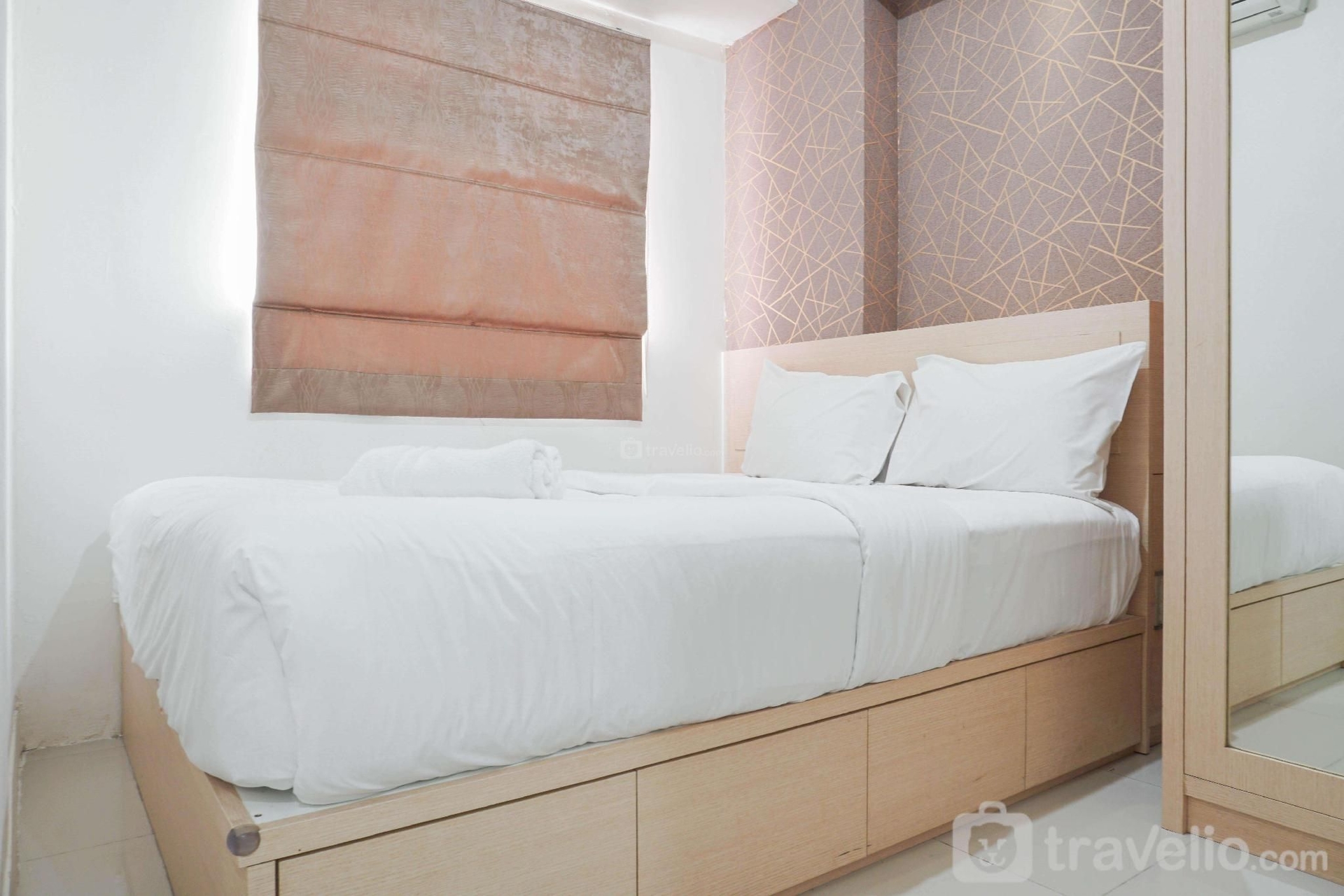 โคซี่ สเตย์ แอท ทูบีอาร์ กรีน ปรามูกา ซิตี้ บาย ทราเวลลิโอ (Cozy Stay at 2BR Green Pramuka City By Travelio)3