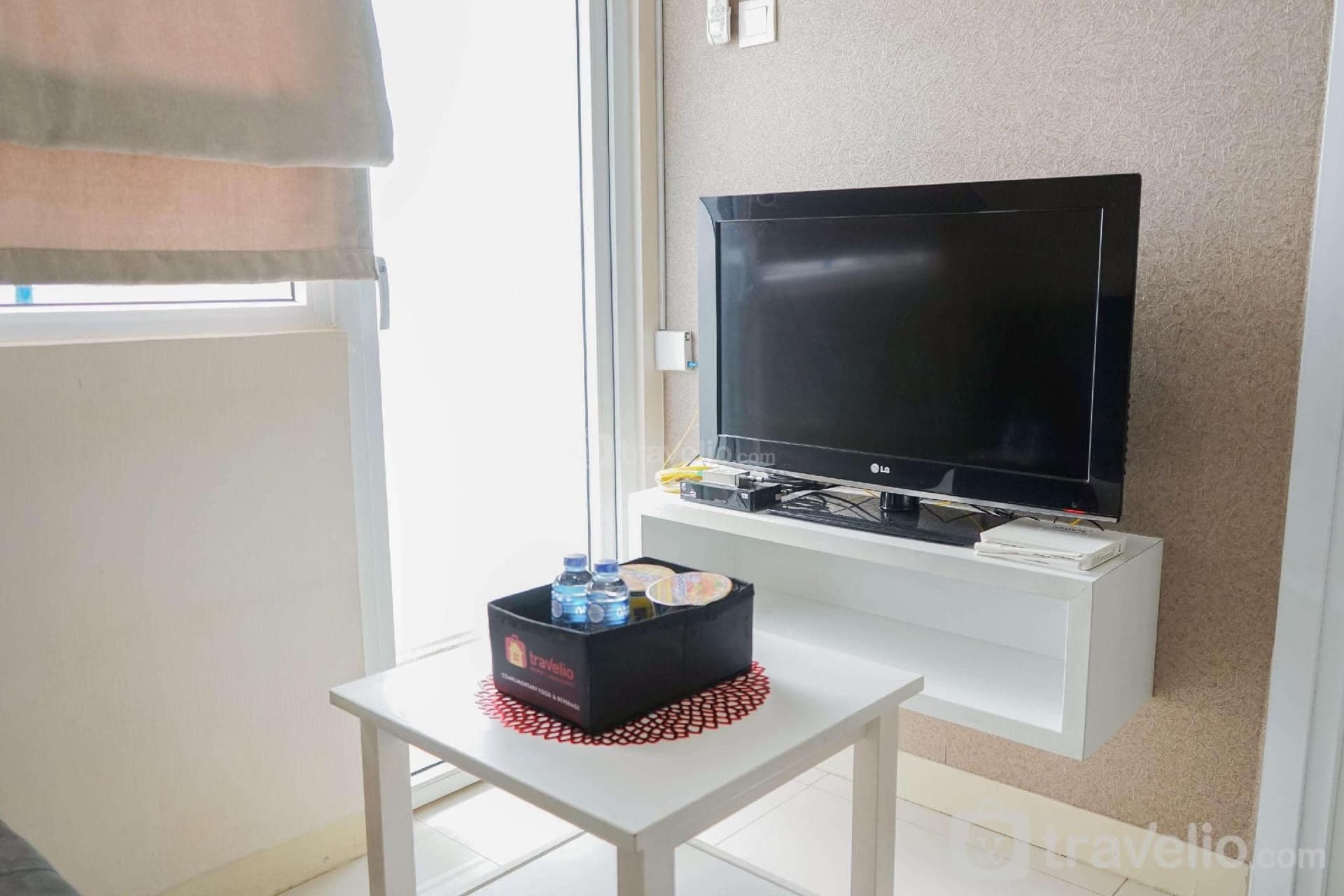 Cozy 2BR for 3 Pax Green Pramuka Apt By Travelio Cozy 2BR for 3 Pax Green Pramuka Apt By Travelio