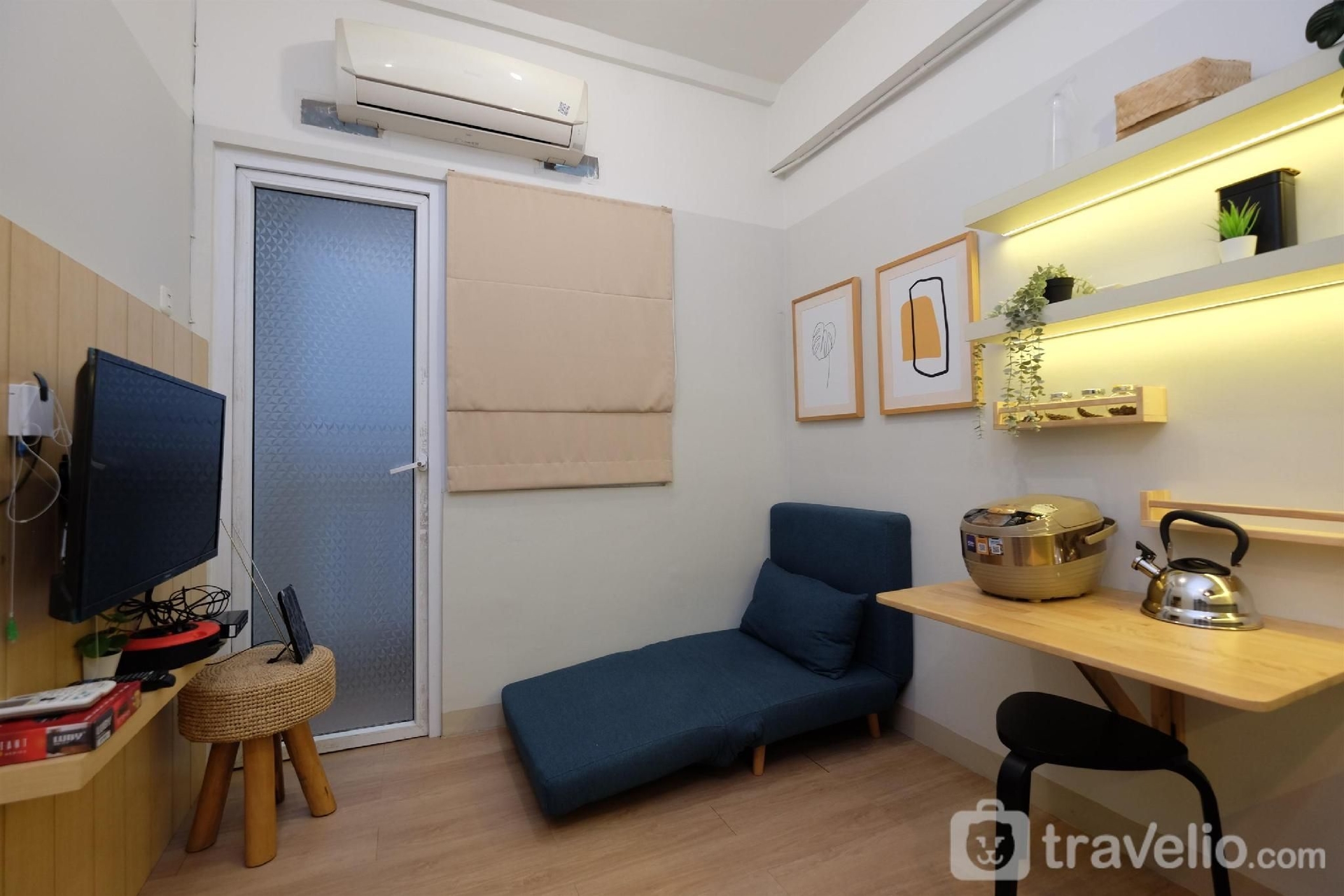 เกรท แอนด์ โคซี่ ทูบีอาร์ แอท กรีน ปรามูกา ซิตี้ บาย ทราเวลลิโอ (Great & Cozy 2BR at Green Pramuka City By Travelio)3