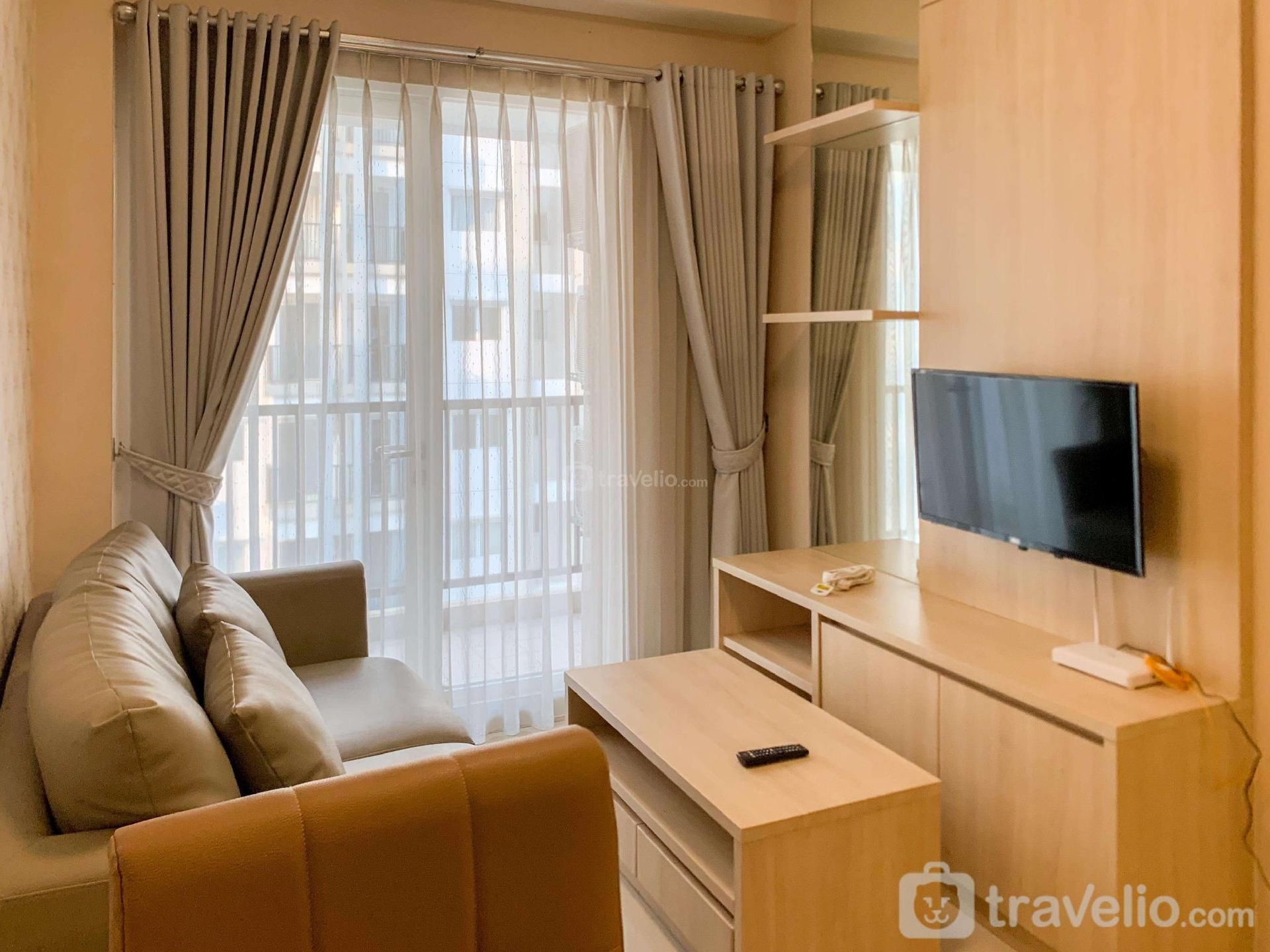 ซิมพลี โฮมมี ทูเบดรูม ซิกเนเจอร์ ปาร์ค กร็องด์ บาย เทรเวลลิโอ (Simply Homey 2BR Signature Park Grande By Travelio)1