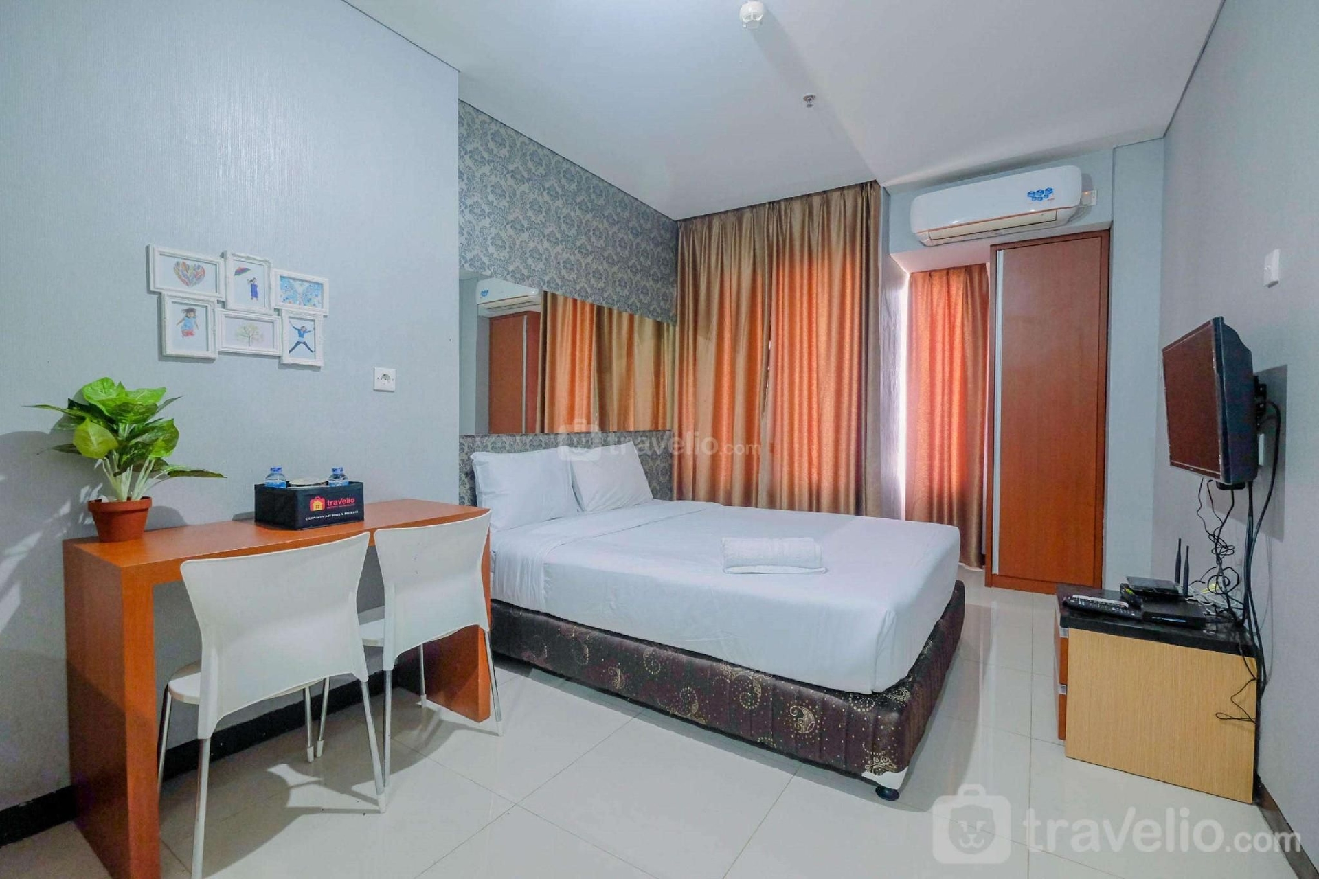 วินเทจ สตูดิโอ อพาร์ตเมนต์ นิฟาร์โร พาร์ค บาย แทรเวลลิโอ (Vintage Studio Apartment @Nifarro Park By Travelio)3