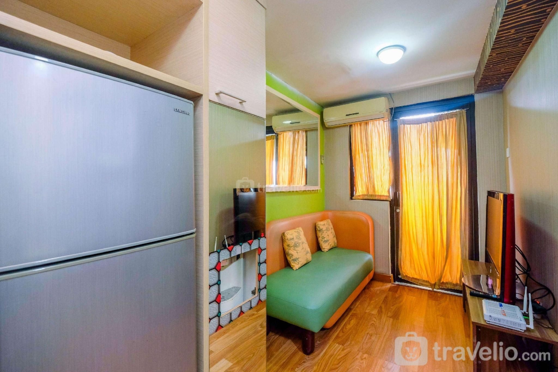 โฮมี คอมฟี ทูเบดรูม อพาร์ตเมนต์ เคอบากูซัน ซิตี้ บาย ทราเวลิโอ (Homey & Comfy 2BR Apt @ Kebagusan City By Travelio)3