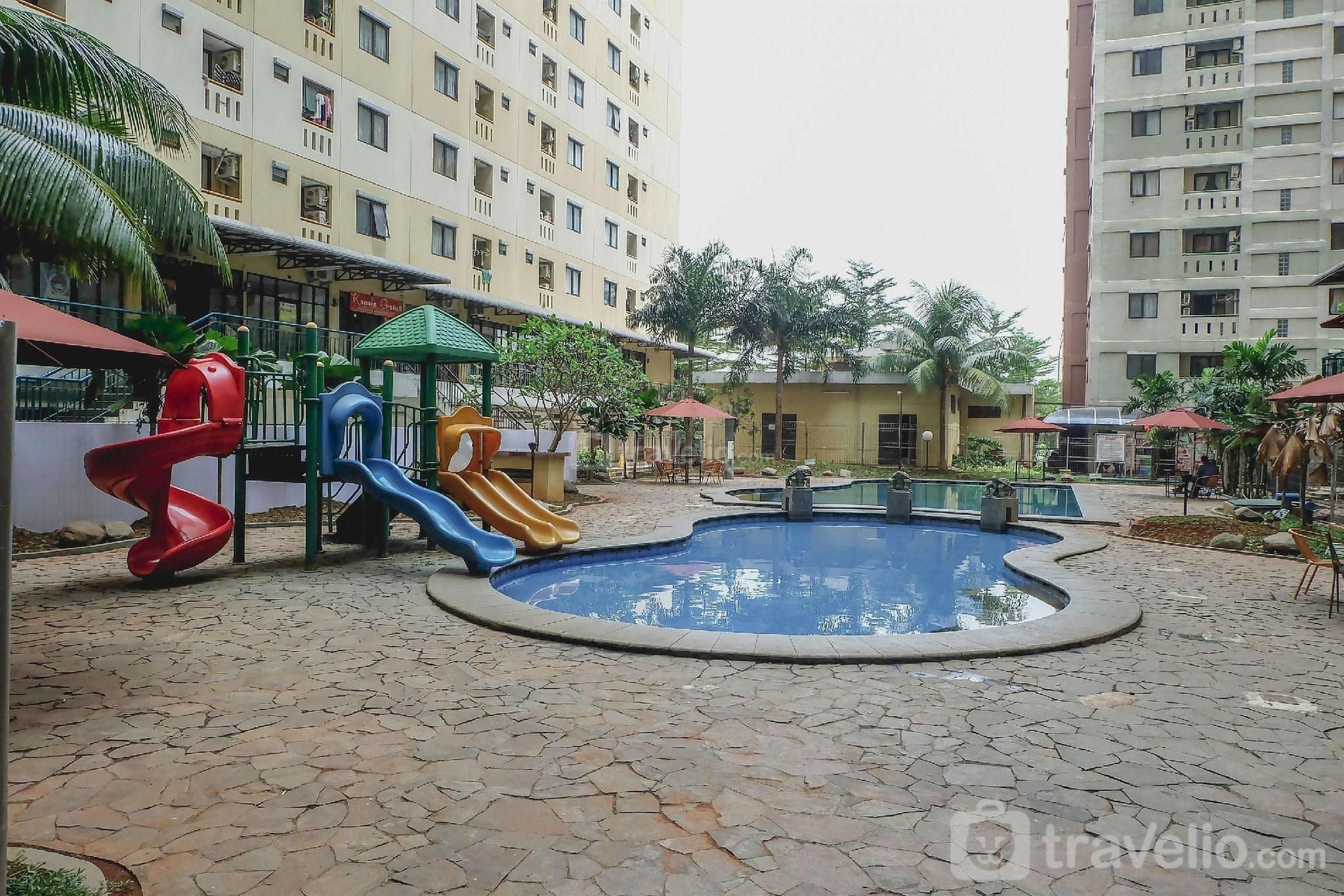 โฮมมี แอนด์ ซิมพลี 2 เบดรูม เคบากูซัน ซิตี้ อพาร์ต บาย ทราเวลลิโอ (Homey & Simply 2BR Kebagusan City Apt By Travelio)0