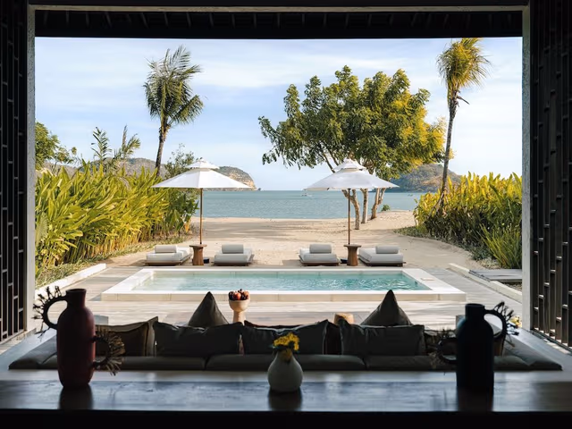 Two Bedroom Beachfront Pool Villa