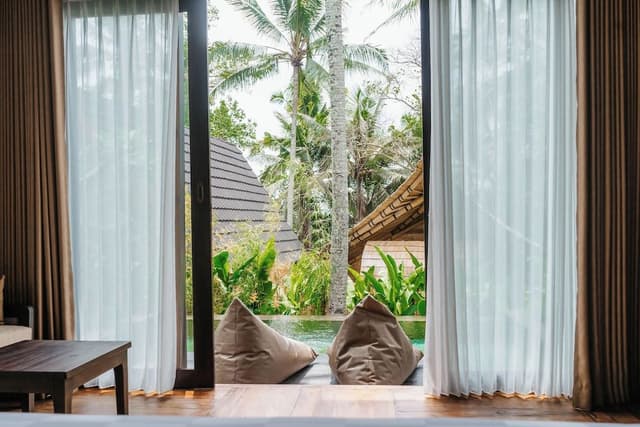 One Bedroom Wooden Villa with Pool