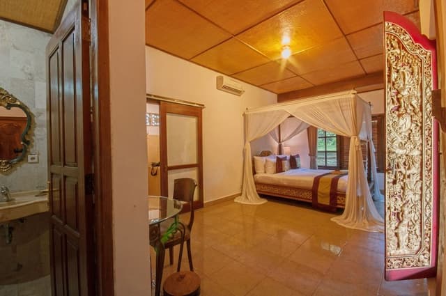 Family Room, 2 Double Beds, Balcony, Garden View