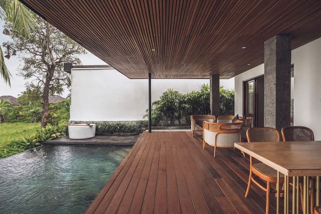 Grand 2 Bedroom Private Pool Villa with Ricefield View
