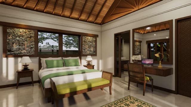 One Bedroom Pool Villa with Rice Field View