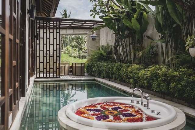 Grand One Bedroom Rice Field View Villa with Private Pool & Hot Tub