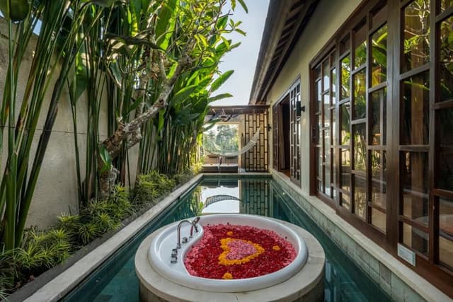Royal One Bedroom Ricefield View Villa with Private Pool and Jacuzzi