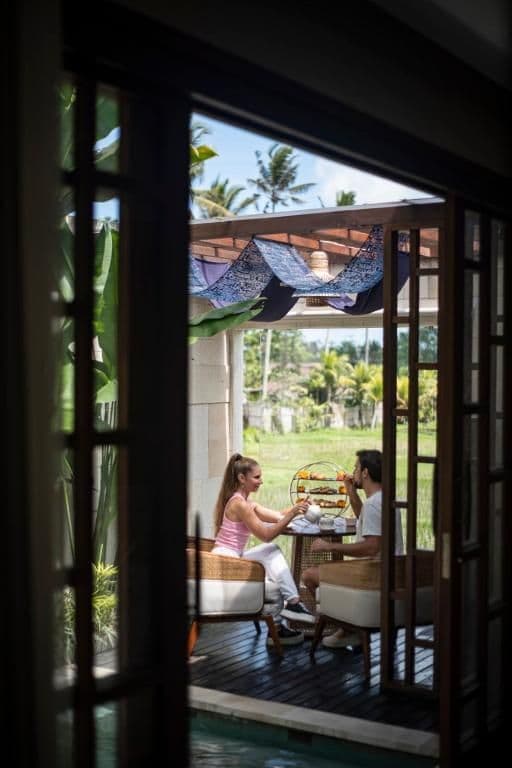 Royal One Bedroom Ricefield View Villa with Private Pool and Jacuzzi