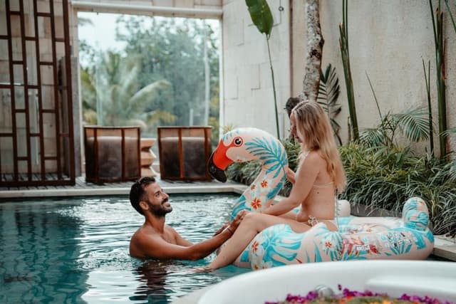 Royal One Bedroom Ricefield View Villa with Private Pool and Jacuzzi