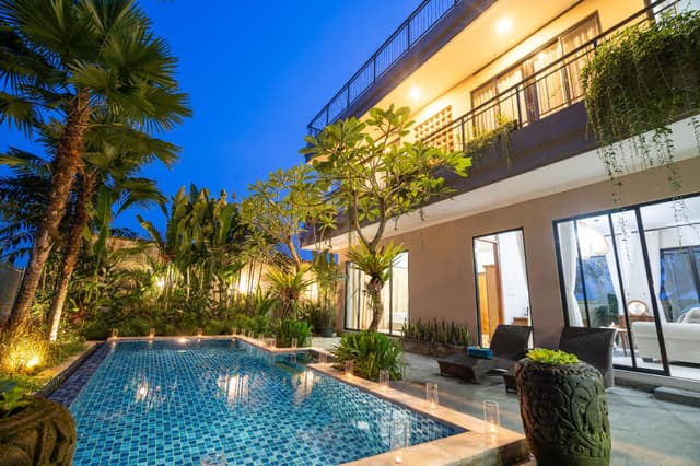 Rice Field View Private Pool Villa