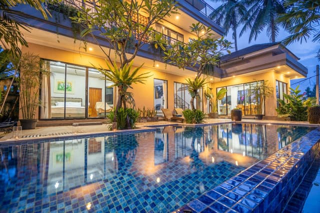Rice Field View Private Pool Villa