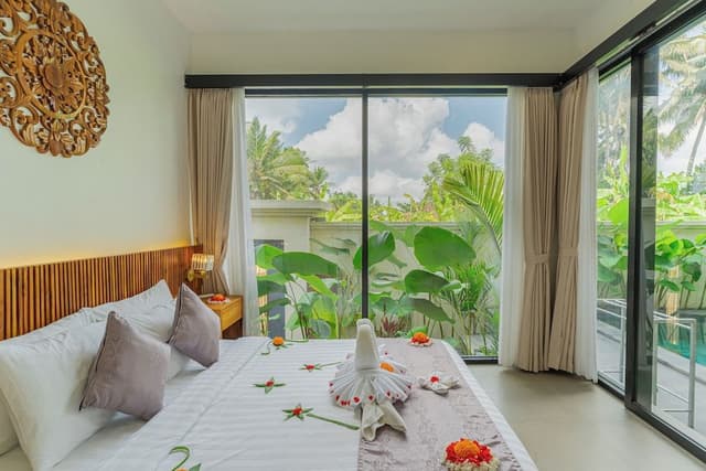 Family Villa, 3 Bedrooms, Kitchen, Garden View