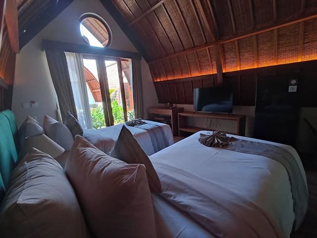 Deluxe Twin Room, Balcony, Garden View