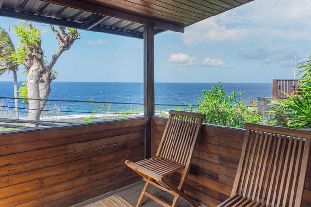 Double Room, Balcony, Beach View