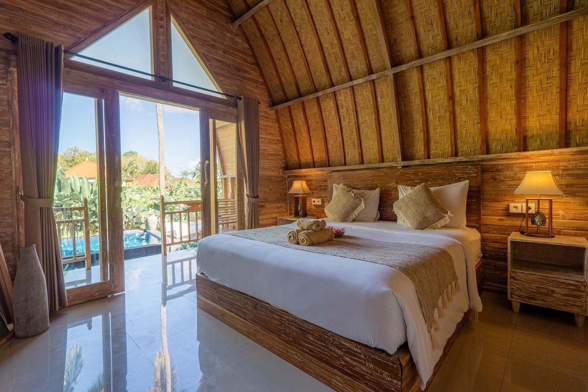 บ้านเดี่ยว 1 ห้องนอน 1 ห้องน้ำส่วนตัว ขนาด 24 ตร.ม. – นูซา เลมโบงัน (Penida Green Palm Cottage By Bali Cabin)3