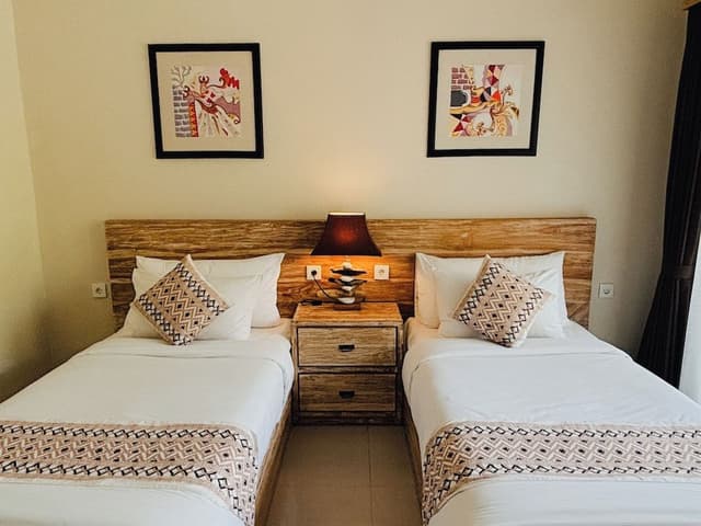 Family Twin Room, Terrace, Garden View