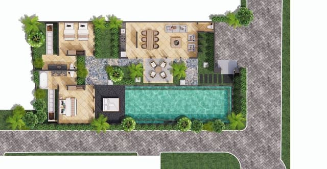 Two Bedroom Pool Villa - Melati