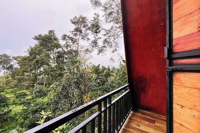 Loft, Balcony, Garden View