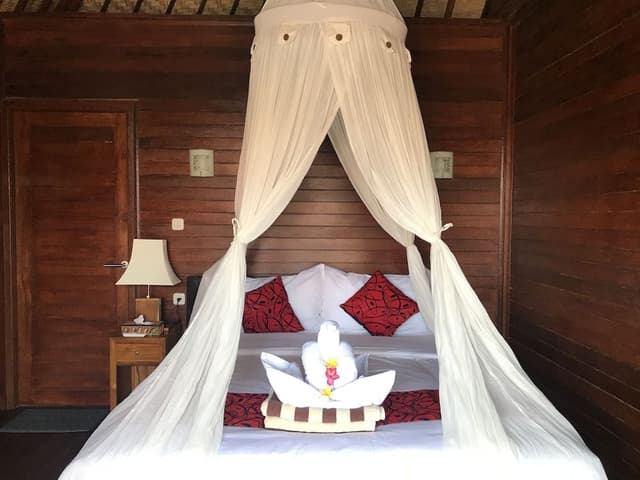 Deluxe Double Room, 1 King Bed, Balcony, Garden View