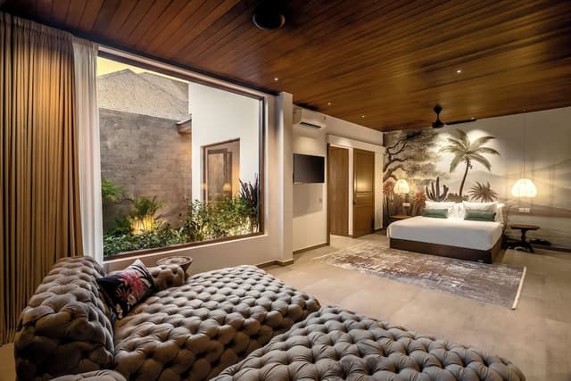 Deluxe Villa, 4 Bedrooms, Bathtub, Pool View