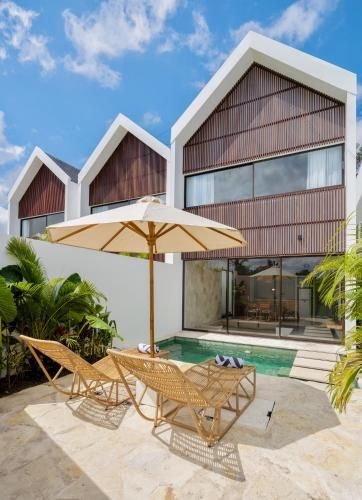 จังกู วิลล่าสวยงาม 1 ห้องนอน เวซูวิโอ (Canggu Beautiful 1BR Villa Vesuvio)0