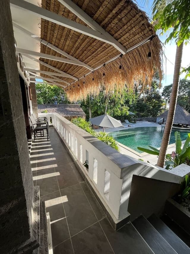 Deluxe Double Room, Balcony, Pool View