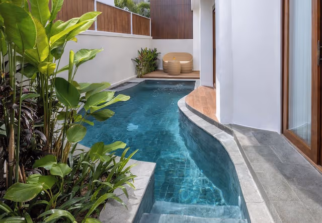 Villa, 2 Bedrooms, Pool View