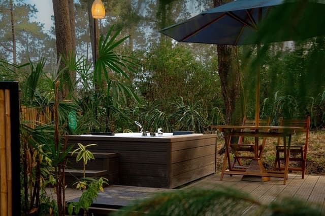 Deluxe Cabin, Hot Tub