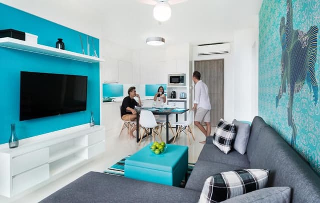 Two-Bedroom Apartment with Garden View
