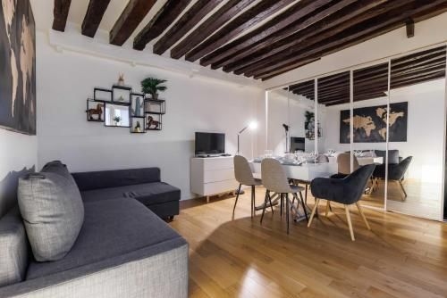 อะเมซิ่ง อพาร์ตเมนต์ 1บีอาร์/4พี - ชาเตเลต์ (Amazing Apartment 1BR/4P - Chatelet)2