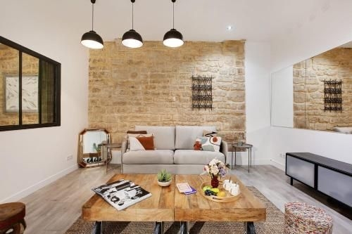 อพาร์ตเมนต์แสนอบอุ่น 2 ห้องนอน สำหรับ 6 คน – ใกล้จัตุรัสเฆปูบลีก (Cosy Apartment 6P/2BR Republique)1