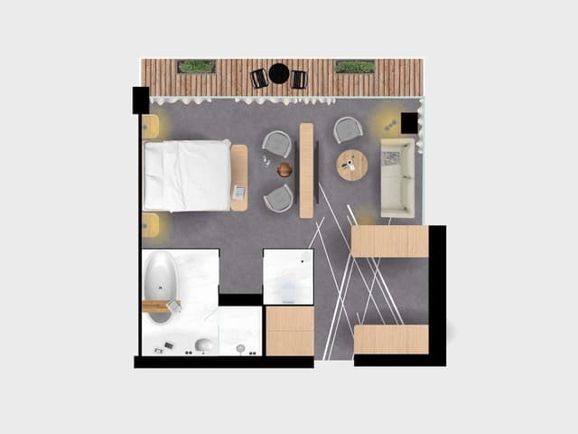 Suite, 1 King Bed (Eiffel)