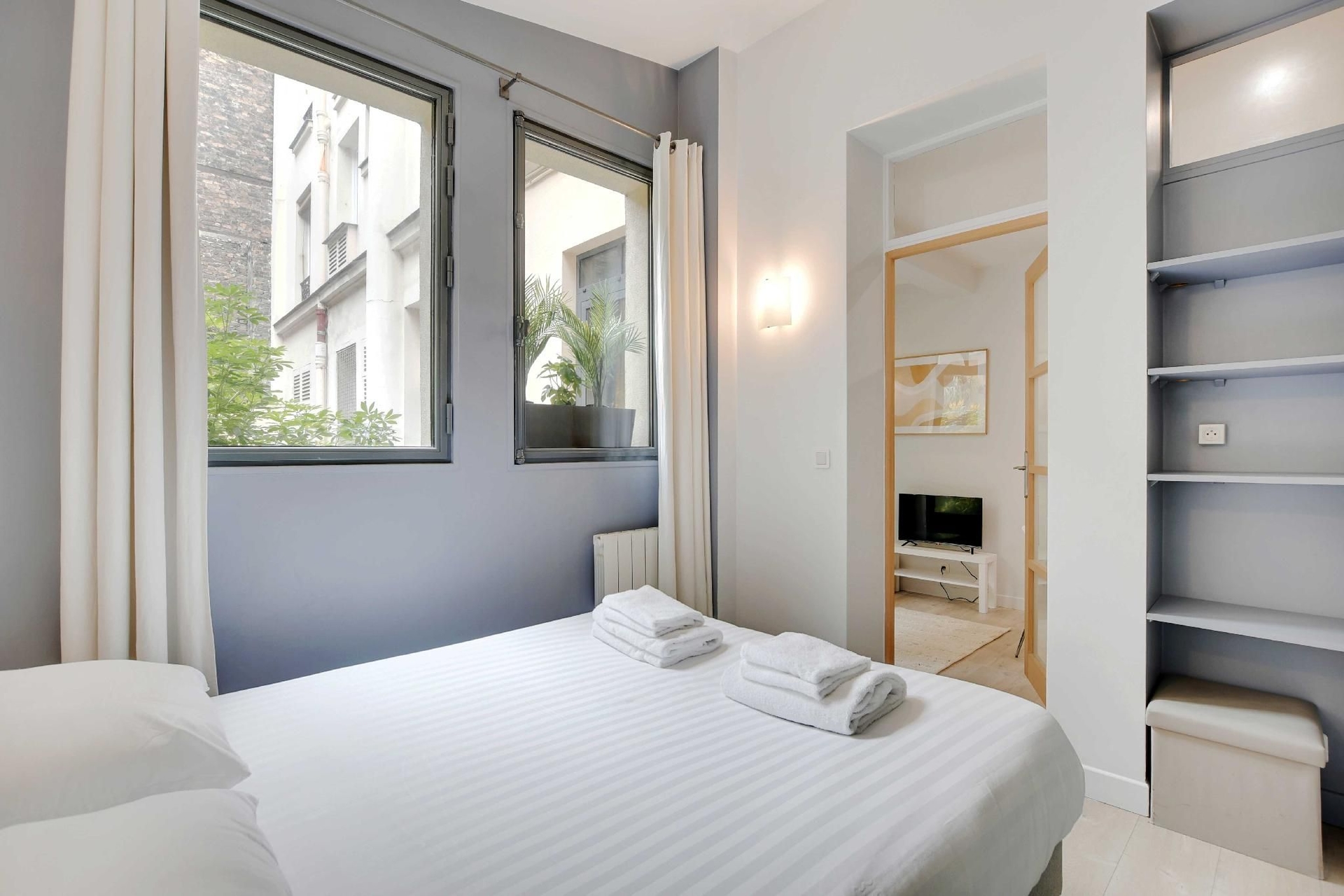 ชาร์มมิงอพาร์ตเมนต์ - 1 เบดรูม 4 ท่าน - มูแซ เดอ ลา โปสต์ (Charming apartment - 1BR 4P - Musée de La Poste)2