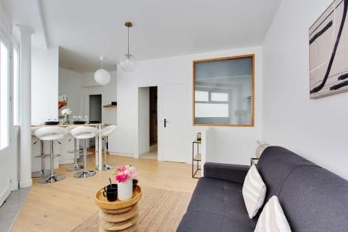 เวลคัมมิง โมเดิร์น อพาร์ตเมนต์ - 2 เบดรูม / 4 คน - ซากเรอ กูร์ (Welcoming modern apartment - 2BR/4P - Sacré Coeur)0