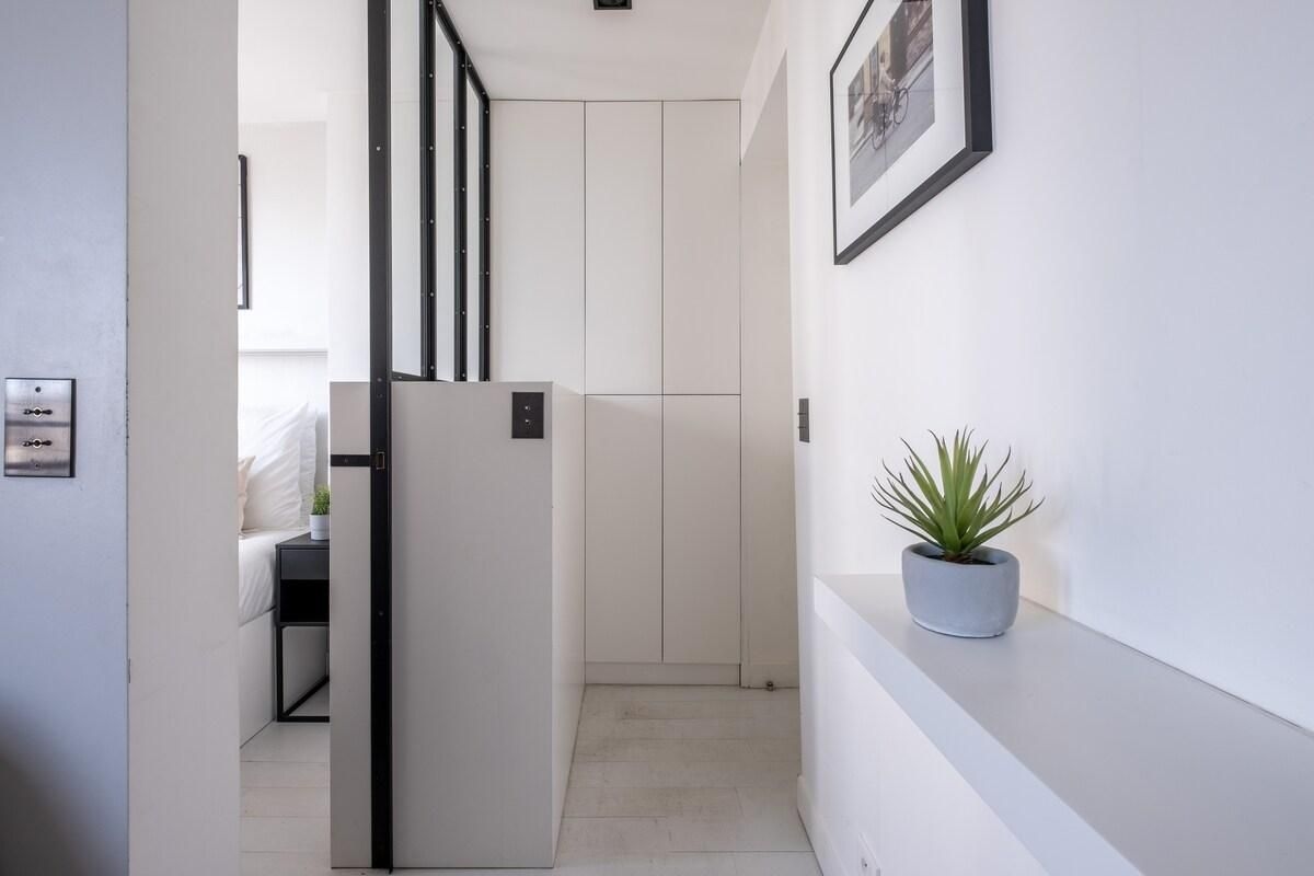 อพาร์ตเมนต์ 1 ห้องนอน 1 ห้องน้ำส่วนตัว ขนาด 25 ตร.ม. – โอเปร่า (Fastueux Appartement au pied de Montmartre)1
