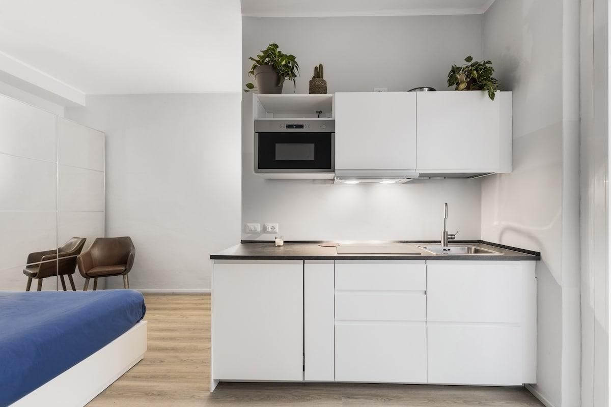 อพาร์ตเมนต์ 1 ห้องนอน 1 ห้องน้ำส่วนตัว ขนาด 38 ตร.ม. – ฟิเอรา มิลาโน ซิตี้ (MI life 23 apt -wifi-Fiera)3