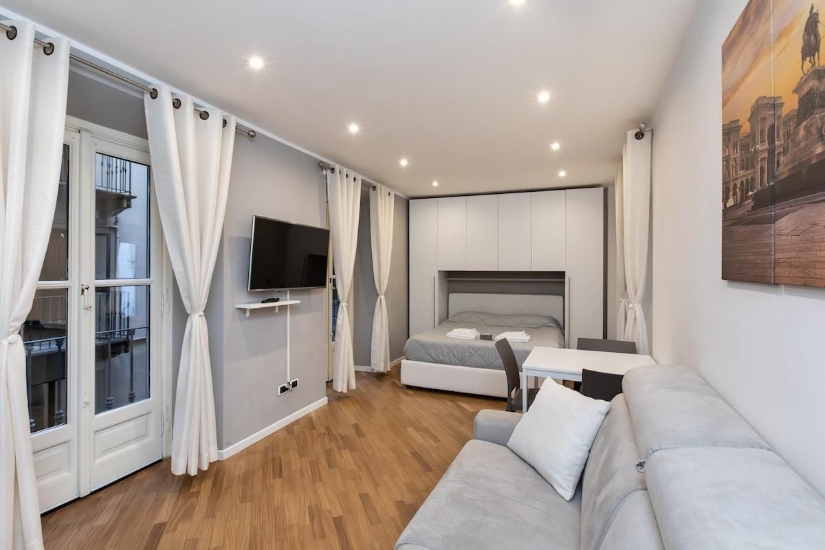 อพาร์ตเมนต์ 1 ห้องนอน 1 ห้องน้ำส่วนตัว ขนาด 48 ตร.ม. – กลางเมือง (MagnoliaApartments - 5 Nirone Center)2