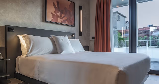 Deluxe Double Room, 1 Queen Bed, Terrace, Tower