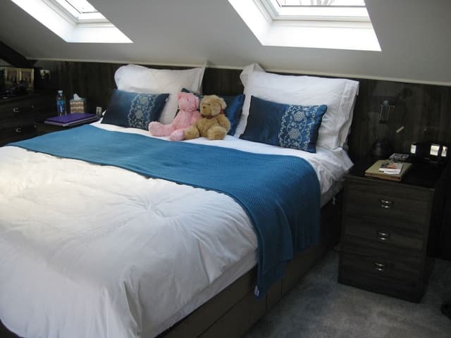 Deluxe Double Room, Ensuite, Garden View (Mint Room)